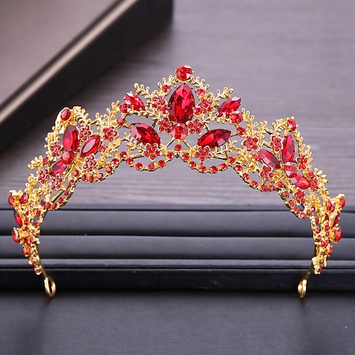 

Diademi della corona Accessorio per capelli Strass Lega Matrimonio Festa / Serata Barocco Matrimonio Con Metallo Cristalli / Strass Copricapo Copricapo