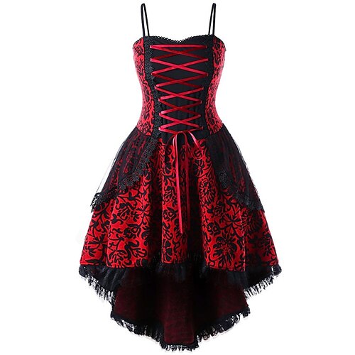 

Women's Plus Size Party Dress Solid Color Boat Neck Mesh Long Sleeve Spring Summer Prom Dress Knee Length Dress Party Dress