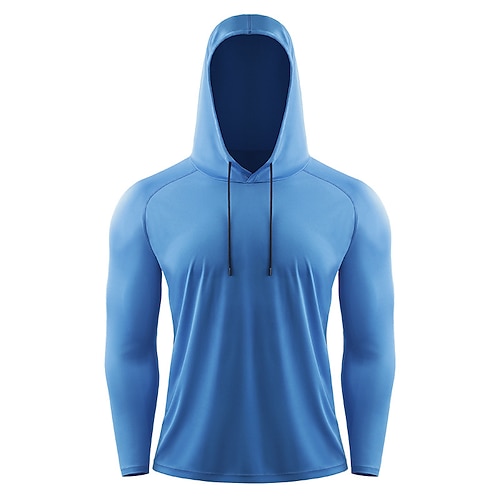 

Men's Workout Shirt Running Shirt Long Sleeve Top Athletic Athleisure Winter Breathable Quick Dry Soft Running Jogging Training Sportswear Activewear Solid Colored Black Purple Rosy Pink