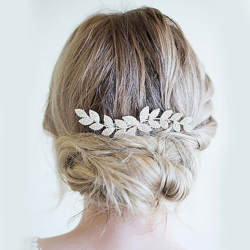 

Hair Combs Headdress Headpiece Alloy Wedding Special Occasion Wedding With Imitation Pearl Headpiece Headwear