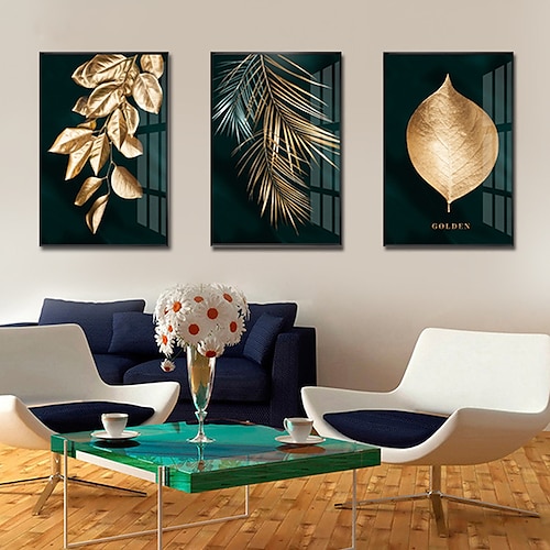 

Wall Art Canvas Prints Painting Artwork Picture Floral Botanical Gold Home Decoration Dcor Rolled Canvas No Frame Unframed Unstretched
