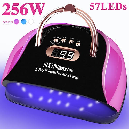 

57 LEDs kraftig UV LED -lampe for negler Gel Polish tørketrommel lampe med smart sensor profesjonell manikyrmaskin nail art salon tool