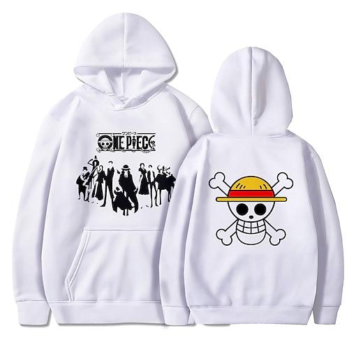 

Naruto Monkey D Luffy Roronoa Zoro Sudadera Animé Dibujos Anime Harajuku Gráfico Kawaii Sudadera Para Hombre Mujer Unisexo Adulto Estampado en caliente Mezcla de Poliéster y Algodón