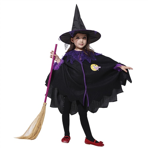 

Halloween Kids' Costume Witch Cloak Cosplay Cute Vampire Masquerade Cloak