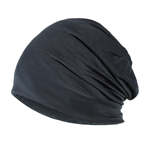 

Per uomo Cappello a cuffia Nero Blu marino Cotone Tinta unita Lavorato a maglia Giornaliero Moda Strada Da giorno Colore puro Portatile