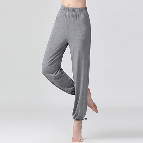 

Activewear Pants Solid Women's Training Performance High Modal