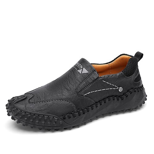 

Men's Oxfords Sporty Look Sporty Casual Outdoor Daily Walking Shoes PU Black Brown Gray Spring Summer