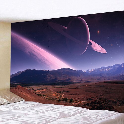 

Galaxy Wall Tapestry Art Decor Blanket Curtain Hanging Home Bedroom Living Room Decoration Polyester