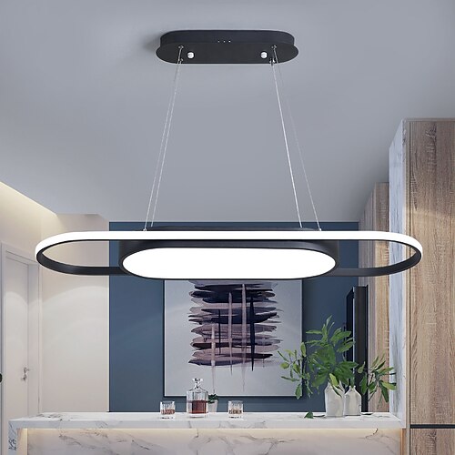 

lampadario led 90 cm lampadario a sospensione lanterna isola design light metallo verniciato finiture cucina soggiorno 110-240v