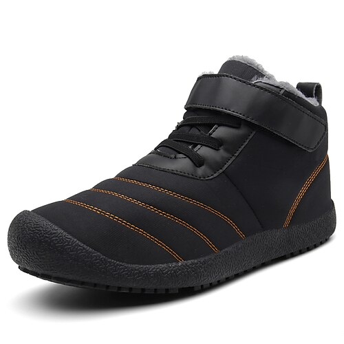 

Men's Sneakers Boots Comfort Shoes Snow Boots Sporty Casual Daily Outdoor Chiffon PU Booties / Ankle Boots Black Green Yellow Fall Winter