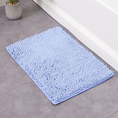 

Plush Carpet Mats Non-slip Chenille Bath Mat Rug For Home Sofa Shower Bathmat Extra Soft & Absorbent Microfiber Sha