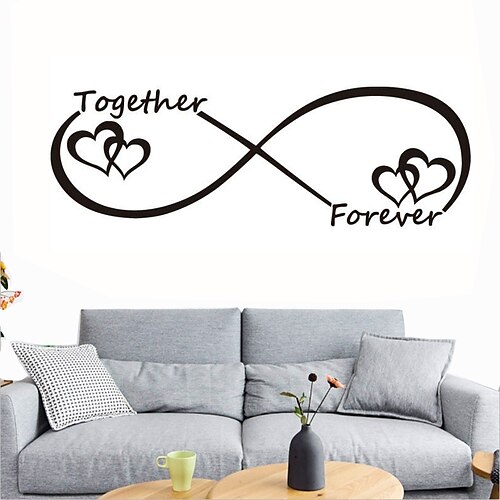 

Love Wall Stickers Bedroom Living Room Removable Pre-pasted PVC Home Decoration Wall Decal 1pc