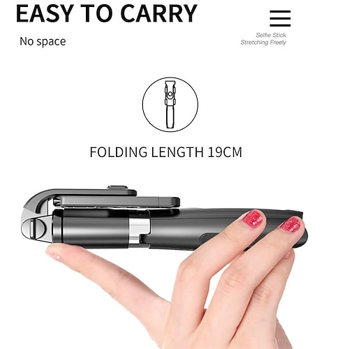 

Selfie Stick Bluetooth Extendable Max Length 1000 cm For Universal Android / iOS