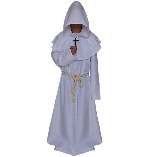 

Pastor Cosplay Costume Adults' Men's Festival Festival / Holiday Terylene Blue / White / Black Men's Women's Easy Carnival Costumes Plain