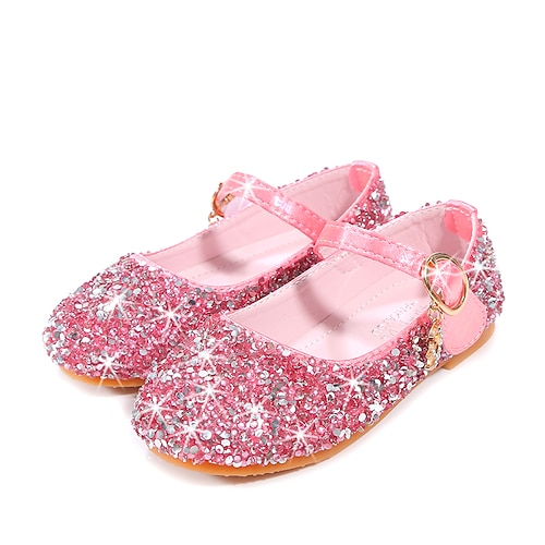 

Girls' Flats Flower Girl Shoes Formal Shoes Princess Shoes School Shoes Leather PU Walking Non Slip Wedding Dress Shoes Little Kids(4-7ys) Big Kids(7years ) Daily Party & Evening Walking Shoes