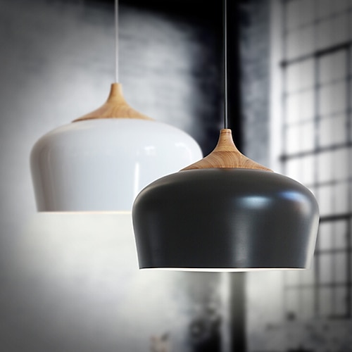 

30 cm Single Design Pendant Light Stainless Steel Novelty Painted Finishes Nordic Style 220-240V