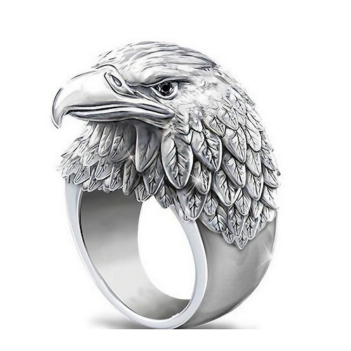 

Women Ring Party Classic Silver Stainless Steel Eagle Stylish Artistic Punk 1pc / Women's / Men's / Men's