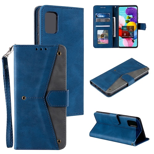 

Phone Case For Huawei Full Body Case P40 P40 Pro P30 P30 Pro P30 Lite P40 lite P smart 2020 Y5p Y6p Wallet Card Holder Shockproof Solid Colored PU Leather