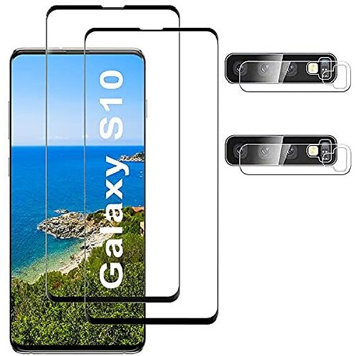 

[22 pack]compatible for samsung galaxy s10 screen protector, hd clear tempered glass, ultrasonic fingerprint support, 3d curved, scratch resistant, bubble-free for galaxy s10 glass screen protector