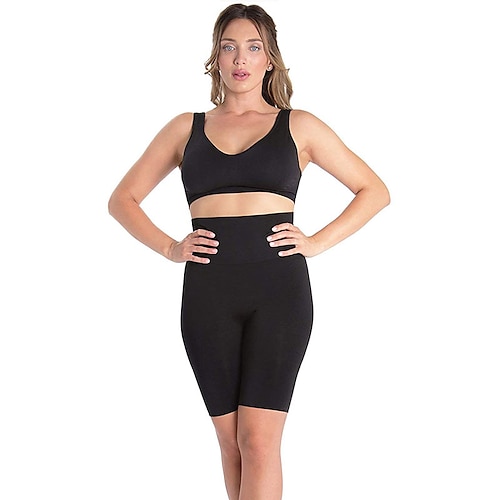 

High-Waisted Seamless Tummy Targeting Firming Compression Thigh Shaper for Women