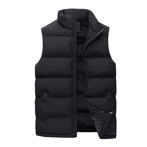 

Per uomo Gilet / gilet da escursionismo Gilet imbottito trapuntato Gilet in piumino Piume Inverno All'aperto Tenere al caldo Antivento Fodera di vello Leggero Soprabiti Giacca invernale Trench Sci