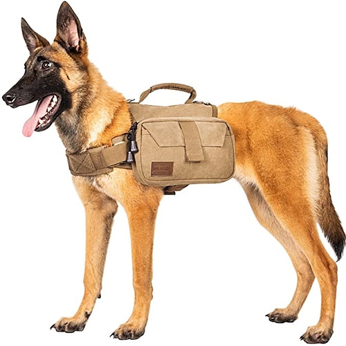 

Dog Pack Hound Travel Camping Hiking Backpack Saddle Bag Rucksack for Medium & Large Dog