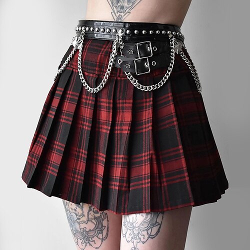 

Goth Girl Punk & Gothic Cocktail Dress Vintage Dress Summer Skirt Prom Dress Women's Costume Vintage Cosplay Event / Party Skirts