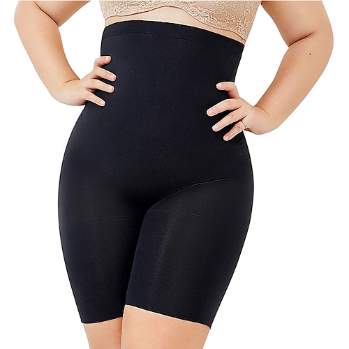 

Women's Plus Size High Waist Shapewear Control Panties Body Shaper Butt Lifter Shapewear Trainer Tummy Control Panties Seamless Thigh Slimmers Cincher Underwear