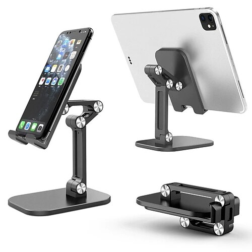 

Foldable Aluminum Alloy Mobile Phone Holder Stand Universal Desk Tablet Mount Telephone Telefones Celulares Celular Accessories