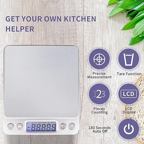 

0.1g-2000g Portable Mini Electronic Digital Scale Pocket Case Postal High Precision Kitchen Jewelry Weight Digital Scale