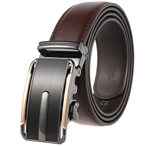 

Men's Belt Alloy Brown Black Designer Belts Daily Pure Color / Summer / Winter