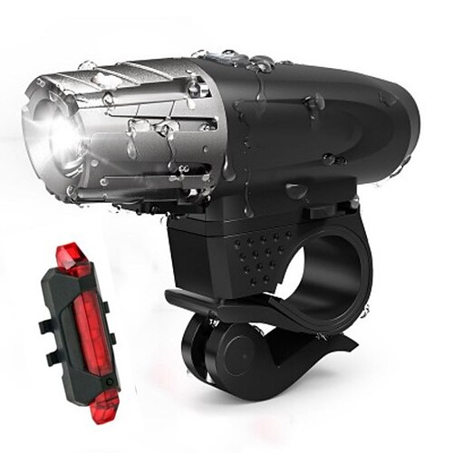 

LED Bike Light Front Bike Light Rear Bike Tail Light LED Bicycle Cycling Waterproof Portable LED Rechargeable Li-Ion Battery 800 lm Natural White Camping / Hiking / Caving Everyday Use Cycling / Bike