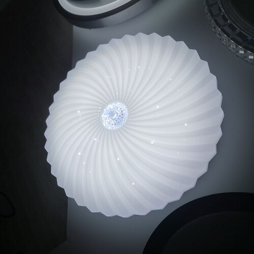 

23/30/35 cm European Flush Mount Lights Plastic Basic Minimalist LED Modern