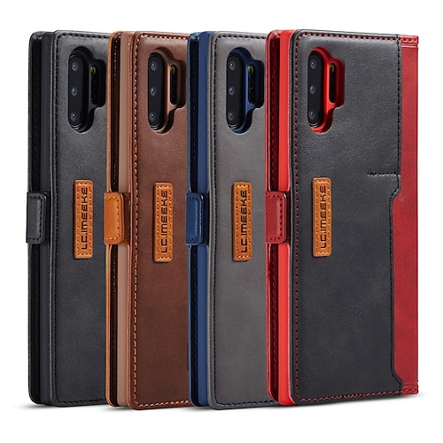 

Phone Case For HUAWEI Full Body Case Leather P20 P20 Pro P20 lite P30 P30 Pro P30 Lite Huawei Mate 30 Lite Wallet Shockproof Solid Colored PU Leather