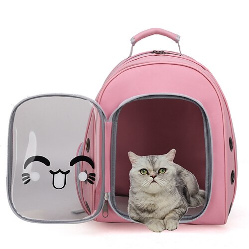 

Backpack Handbags Pet Carrier Oxford Cloth PVC Plastic Zipper Plain Daily Green Blue Black Gray
