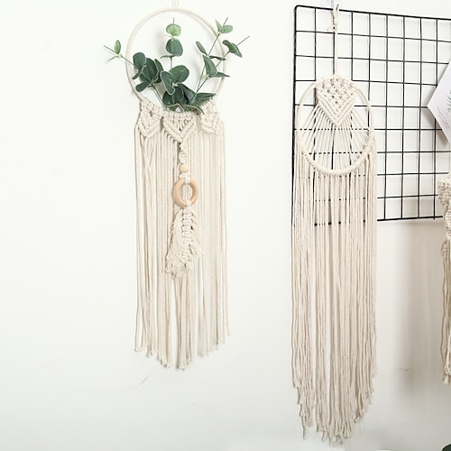 

Boho Dream Catcher Handmade Gift Wall Hanging Decor Art Ornament Crafts Woven Macrame For Kids Bedroom Wedding Festival 2050cm