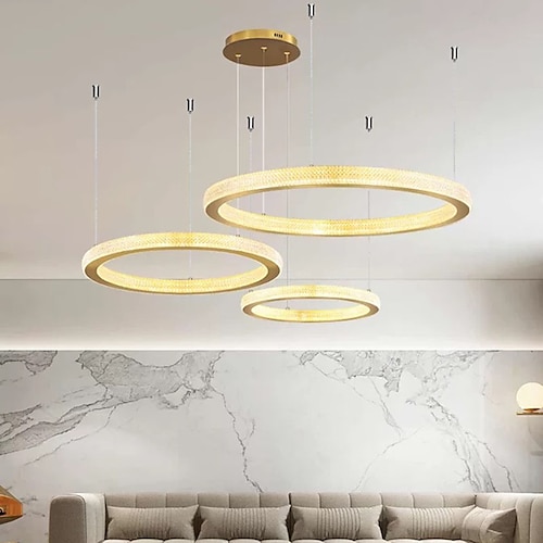 

LED Pendant Light 80 cm Pendant Lantern Design Pendant Light Stainless Steel Electroplated Modern 110-240V