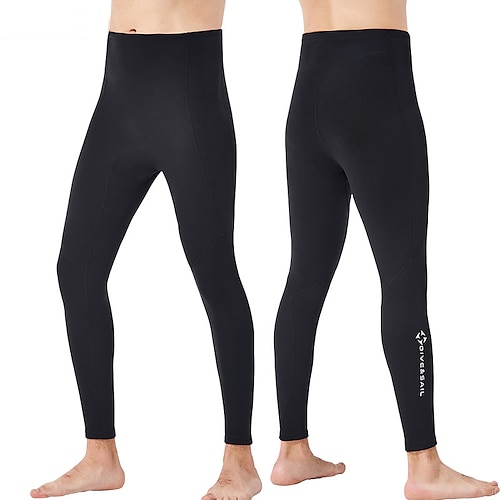 

Men's Wetsuit Pants 2mm SCR Neoprene Bottoms Thermal Warm Quick Dry High Elasticity Swimming Diving Surfing Scuba Solid Colored Spring Summer Autumn / Fall
