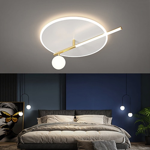

LED Ceiling Light 45/45 cm Circle Design Flush Mount Lights Metal Modern Style Stylish Painted Finishes LED Modern 220-240V