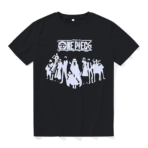 

Inspired by One Piece Monkey D. Luffy Roronoa Zoro T-shirt Anime Polyester / Cotton Blend Anime Harajuku Graphic Kawaii T-shirt For Men's / Women's / Couple's