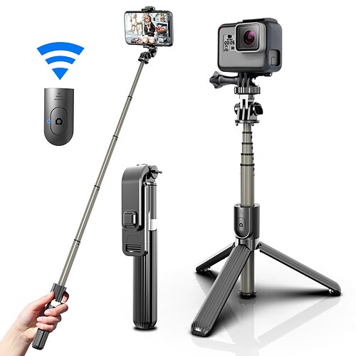 

Selfie Stick Bluetooth Extendable Max Length 86 cm For Universal Android / iOS