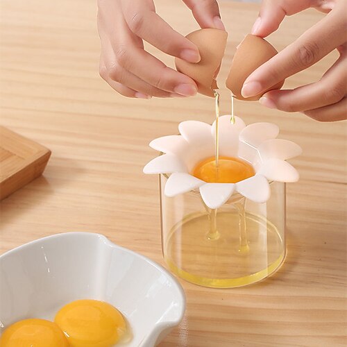 

Daisy Flower Shaped Egg White Separator Egg Dividers Eggs Filter Kitchen Accessories Household Tool Separate White and Yolk