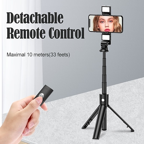 

Selfie Stick Bluetooth Extendable Max Length 97 cm For Universal Android / iOS