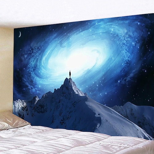 

Universe Wall Tapestry Art Decor Blanket Curtain Hanging Home Bedroom Living Room Decoration Polyester