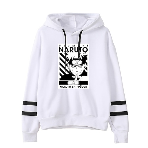 

Naruto Uzumaki Naruto Kapuzenshirt Anime Zeichentrick Grafik-Drucke Print Harajuku Grafik Kapuzenshirt Für Herren Damen Erwachsene Polyester / Baumwollmischung