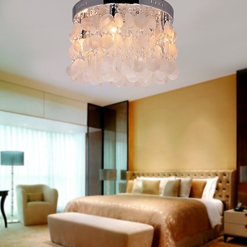 

LED Ceiling Light 40 cm Pendant Lantern Design Flush Mount Lights Metal Electroplated Modern 220-240V