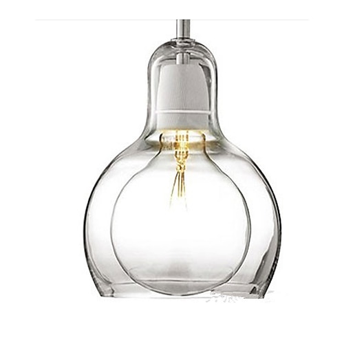 

18 cm Single Design Pendant Light Modern Style Electroplated Contemporary 220-240V