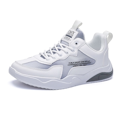 

Hombre Zapatillas de deporte Casual Hogar Diario Zapatos de Paseo Cuero Sintético Verde Trébol Naranja Gris Bloque de color Invierno Otoño