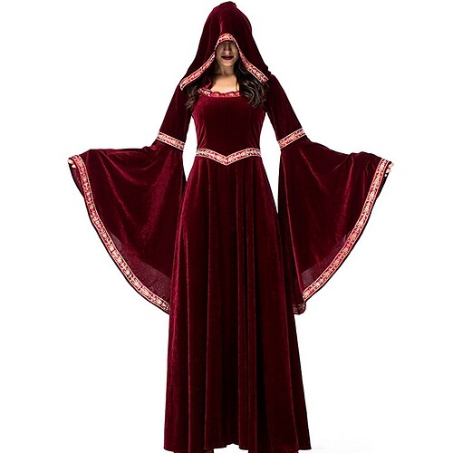 

Dance Costumes Dress Solid Women's Halloween Performance Long Sleeve Pleuche