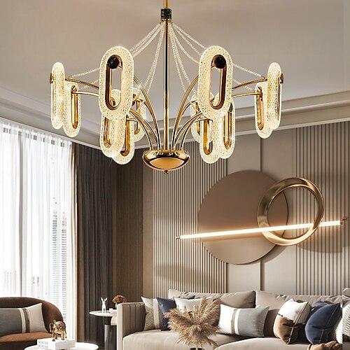 

56 cm Unique Design Single Design Pendant Light Metal Electroplated Nordic Style 220-240V